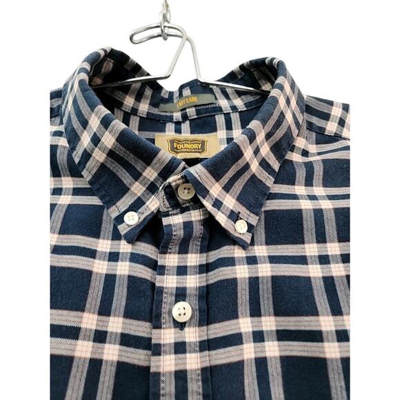 The Foundry Big & Tall Supply Co Mens Long Sleeve Flannel Shirt Size 3XL - Picture 2 of 9